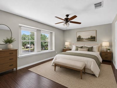 Primary bedroom at 7601 Windrush DR - 3 bed 2 bath home