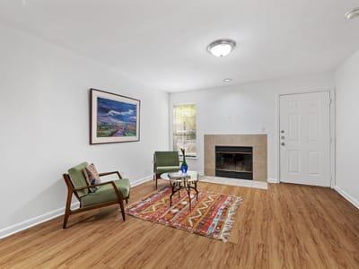 Primary bedroom - 7685 Northcross Dr Unit #506 Primary bedroom at 7685 Northcross Dr Unit #506 - 1 bed 1 bath home