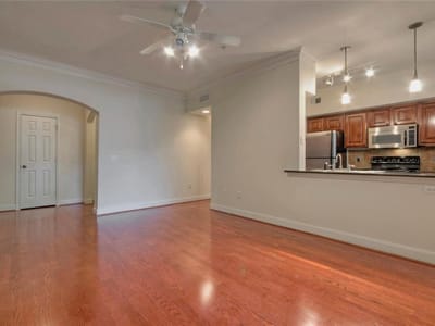 Kitchen at 7701 Rialto BLVD Unit #1326 - 2 bed 2 bath home