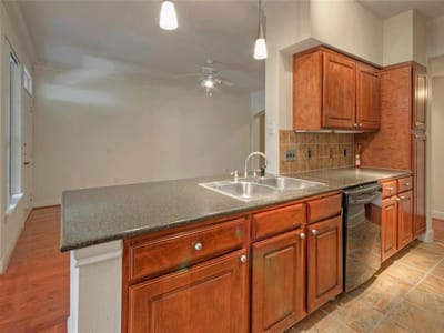 Primary bedroom at 7701 Rialto BLVD Unit #1326 - 2 bed 2 bath home