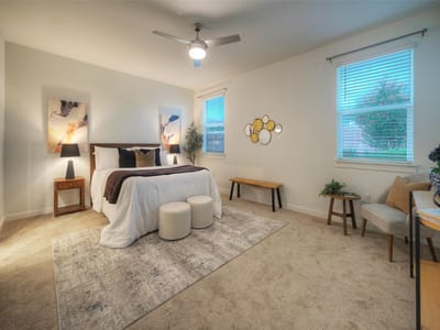 Primary bedroom at 7709 City Top BLVD - 4 bed 2 bath home