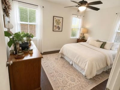 Primary bedroom at 7800 Lazy LN - 3 bed 1 bath home