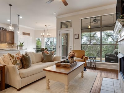 Primary bedroom at 7800 Southwest PKWY Unit #412 - 3 bed 2 bath home
