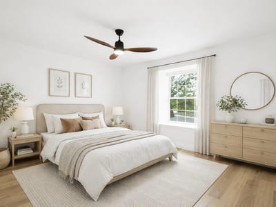 Primary bedroom at 7801 Shoal Creek Blvd Blvd Unit #137 - 2 bed 1 bath home