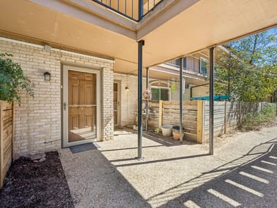 Primary bedroom at 7801 Shoal Creek Blvd Unit #150 - 2 bed 1 bath home