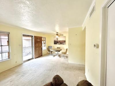 Primary bedroom at 7801 Shoal Creek BLVD Unit #246 - 1 bed 1 bath home
