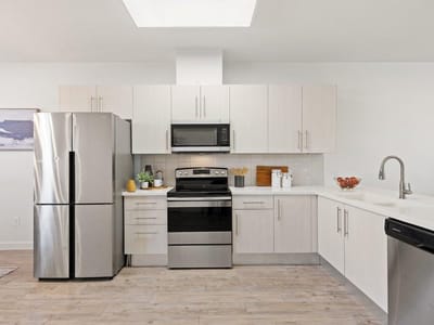 Primary bedroom at 7805 Cooper Ln Unit #401 - 2 bed 2 bath home