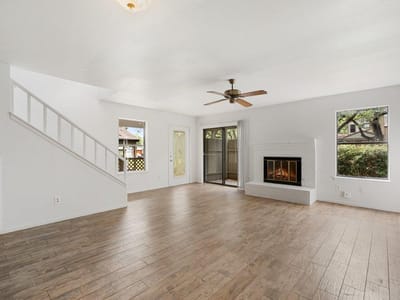 Primary bedroom at 7825 Beauregard Cir Unit #4 - Southwest Oaks Duplex Condomin, Austin, TX
