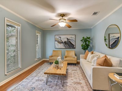 Living area at 7901 Havenwood DR - 3 bed 3 bath home
