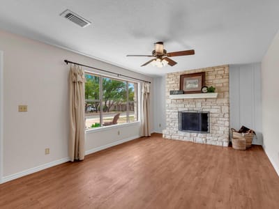 Primary bedroom at 7902 Bar K Ranch RD - 3 bed 2 bath home