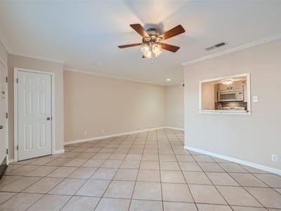 Primary bedroom at 7920 Rockwood Ln Unit #203 - 1 bed 1 bath home