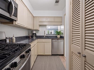 Primary bedroom at 7920 Rockwood LN Unit #209 - 2 bed 1 bath home