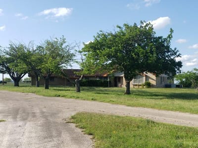 Front exterior at 7947 County Road 1255 - Lampasas, TX