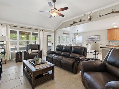 Living area at 8 Stone Creek Cir - 4 bed 2 bath home