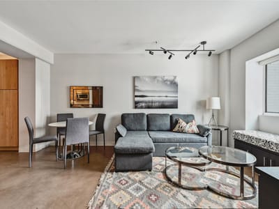 Kitchen at 800 Brazos ST Unit #1111 - 1 bed 1 bath home