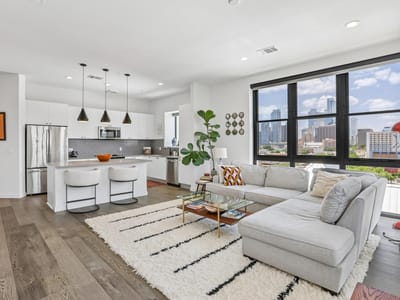Kitchen at 800 Embassy DR Unit #319 - 2 bed 2 bath home