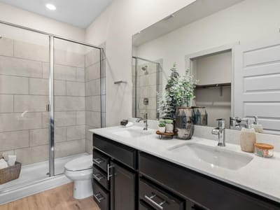 Bathroom at 8004 Linda Michelle LN - 3 bed 2 bath home