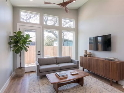 Bathroom at 8006 Gault ST Unit #2 - 2 bed 2 bath home