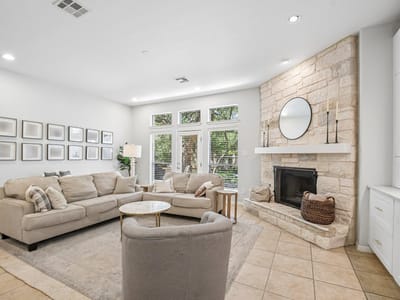 Living area at 8008 Ladera Verde DR - 4 bed 3 bath home