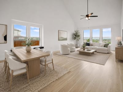 Living area at 8009 Copper Prairie BND - 4 bed 3 bath home