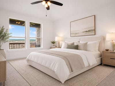 Primary bedroom at 8009 Copper Prairie BND - 4 bed 3 bath home