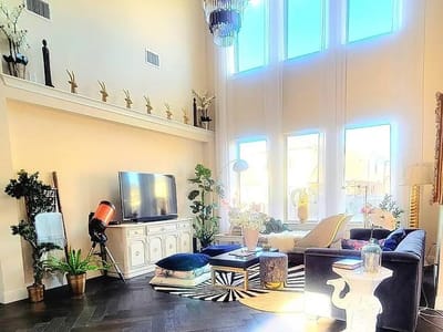 Living area at 801 Kenney Fort XING - 4 bed 2 bath home