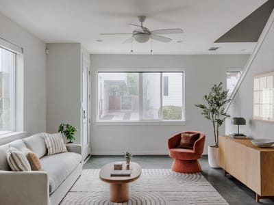 Primary bedroom at 801 N Bluff DR Unit #28 - 3 bed 2 bath home