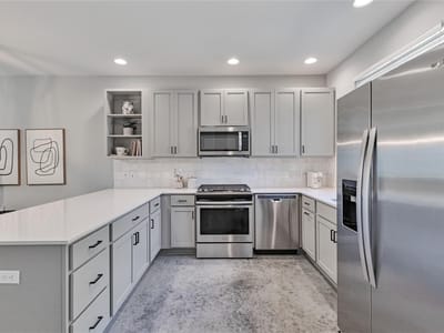 Primary bedroom at 801 N Bluff Dr Unit #50 - 2 bed 2 bath home