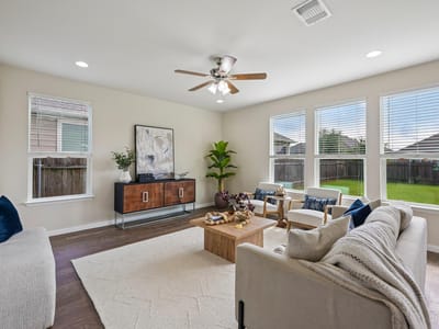 Living area at 8021 Gato LN - 4 bed 3 bath home