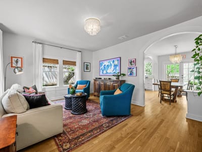 Living area at 804 W Gibson St - 3 bed 2 bath home