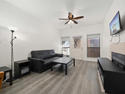 Primary bedroom at 806 W 24th ST Unit #213 - 2 bed 2 bath home