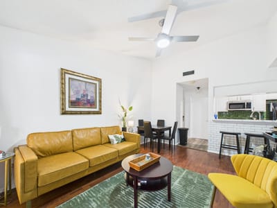 Living area at 806 W 24th St Unit #300 - 2 bed 1 bath home