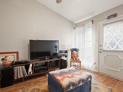 Primary bedroom at 806 W 24th St Unit #323 - 2 bed 1 bath home