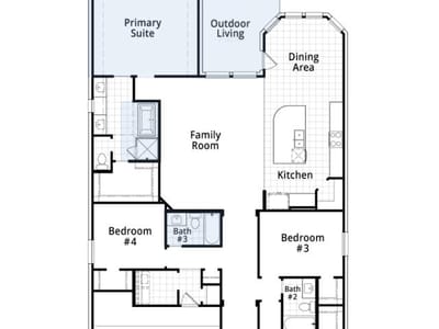 Living area at 809 Jackson River LOOP - 4 bed 3 bath home