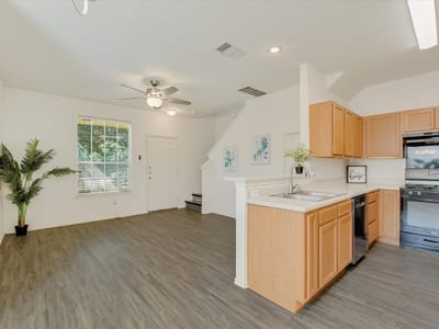 Kitchen at 809 Sebastian BND Unit #B - 3 bed 2 bath home