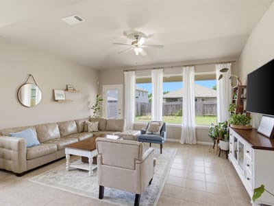 Living area at 8104 Rosano ST - 4 bed 2 bath home