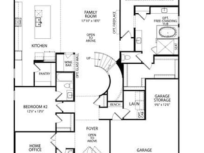 Living area at 8105 Mesange DR - 5 bed 4 bath home