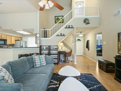 Primary bedroom at 8105 Washita DR - 3 bed 2 bath home