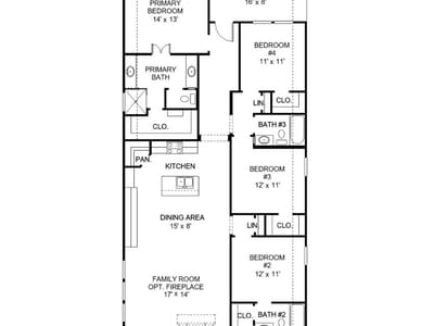 Primary bedroom at 8108 Peerless Pass - 4 bed 3 bath home