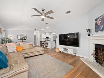 Primary bedroom at 8112 Luling LN - 3 bed 2 bath home