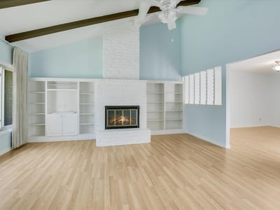 Primary bedroom at 8113 East CT - 2 bed 2 bath home