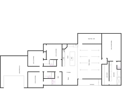 Living area at 813 Jake Dr - 4 bed 3 bath home