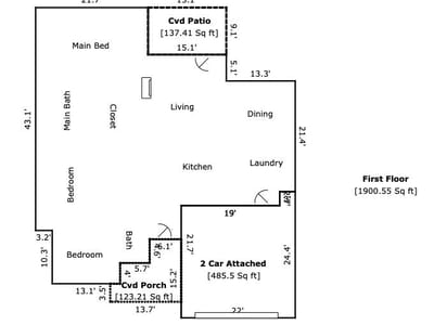 Property photo 4 at 813 Kingston Lacy BLVD - 3 bed 2 bath home