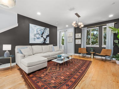 Primary bedroom at 814 N Bluff Dr Unit #91 - 3 bed 3 bath home