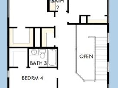 Kitchen at 819 Perry Pass Unit #45 - 4 bed 3 bath home