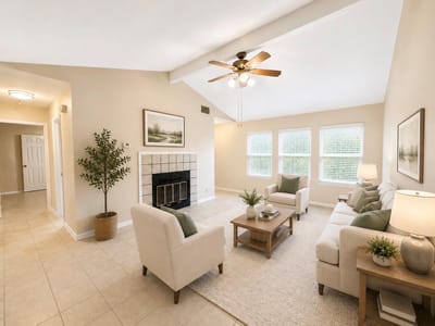 Primary bedroom at 820 Russet Valley DR - 2 bed 2 bath home