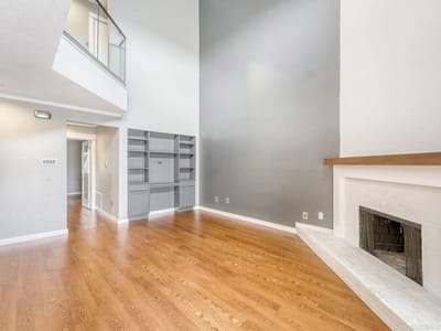 Primary bedroom at 8200 Neely Dr Unit #214 - 2 bed 2 bath home