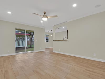 Living area at 8205 Georgie Trace Ave - 3 bed 2 bath home