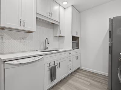 Bathroom at 8210 Bent Tree RD Unit #116 - 2 bed 1 bath home