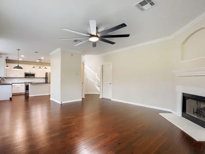 Living area at 8215 Menlo Park PL - 4 bed 2 bath home
